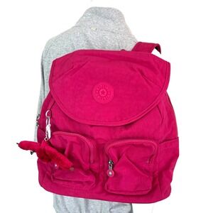 Kipling Fiona Backpack Raspberry Dream Medium 13" x 13" x 5.5" K10576 NWT $106
